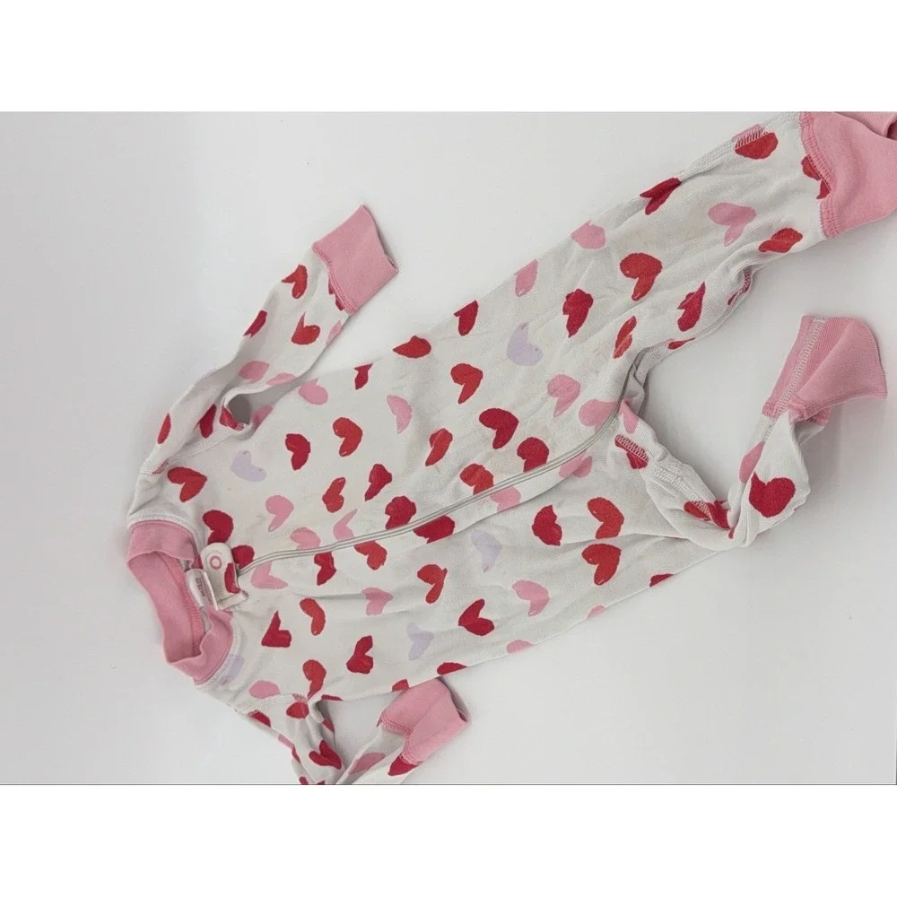 Hanna Andersson Baby Toddler Sleepers Organic Cotton Zip Pajamas  70 75cm 12-18m